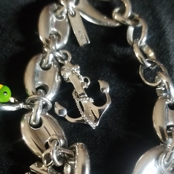 Moschino Silver Charm Bracelet Watch with Nautical Accents - Picture 9 of 10